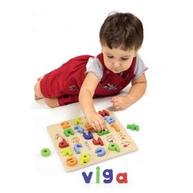 Dřevěná abeceda Viga