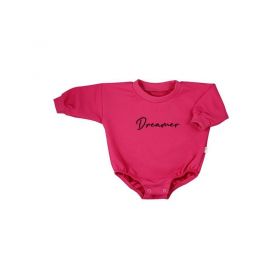 Kojenecké teplákové body baggy Koala Dreamer tmavě růžová | 62 (3-6m), 68 (4-6m)