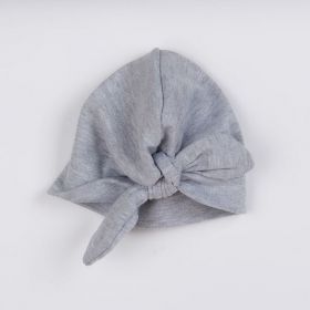 Kojenecké šatičky s čepičkou-turban New Baby Little Princess šedé Šedá