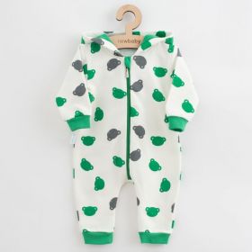 Kojenecký teplákový overal New Baby Little One zelená | 62 (3-6m), 68 (4-6m), 74 (6-9m), 80 (9-12m), 86 (12-18m), 92 (18-24m)