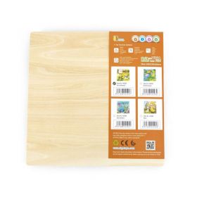 Dětské dřevěné puzzle s úchyty Viga Farma 4 ks