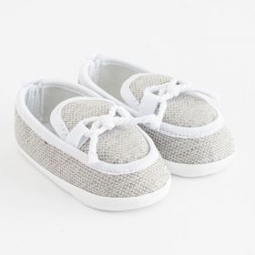 Kojenecké mokasíny-capáčky New Baby šedá 0-3 m Šedá