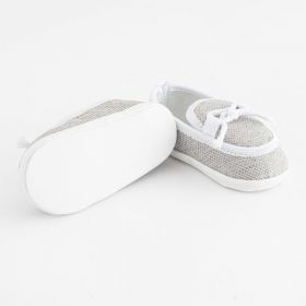 Kojenecké mokasíny-capáčky New Baby šedá 0-3 m Šedá