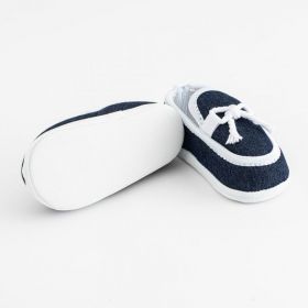 Kojenecké mokasíny-capáčky New Baby tmavě modrá 0-3 m