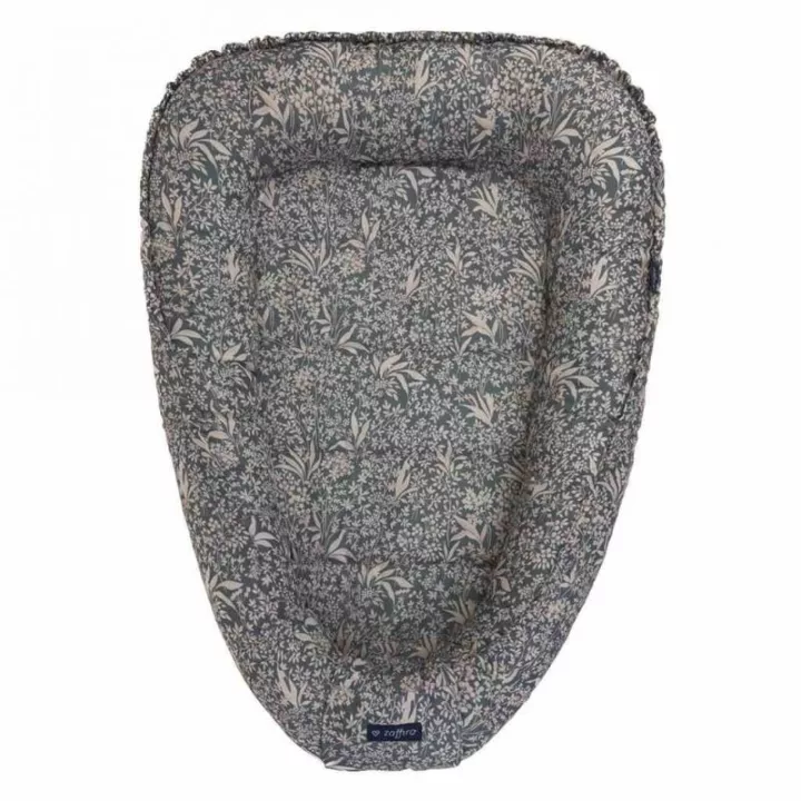 Bavlněné hnízdečko pro miminko Zaffiro organic grey WOMAR