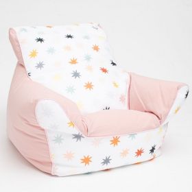 Dětské křeslo plněné kuličkami New Baby růžová