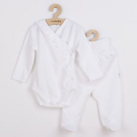 2-dílná kojenecká souprava New Baby Stripes bílá