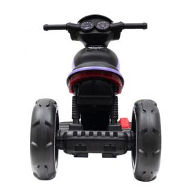 Dětská elektrická motorka Baby Mix POLICE fialová