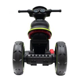 Dětská elektrická motorka Baby Mix POLICE zelená