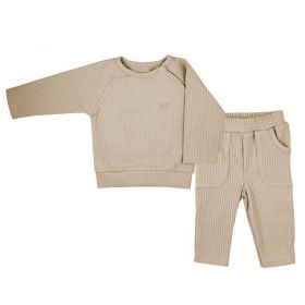 Kojenecké tričko s dlohým rukávem a tepláčky Koala Bello beige Béžová | 62 (3-6m), 68 (4-6m), 74 (6-9m), 80 (9-12m)