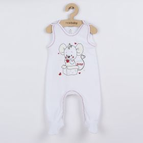 Kojenecká soupravička New Baby Mouse bílá