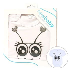 Kojenecké body s dlouhým rukávem New Baby Zvířátko Beruška - dárkové balení Bílá | 50, 56 (0-3m), 62 (3-6m), 68 (4-6m), 74 (6-9m), 80 (9-12m), 86 (12-18m)