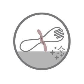 Ergonomický příbor pro děti Baby Ono modrozelený