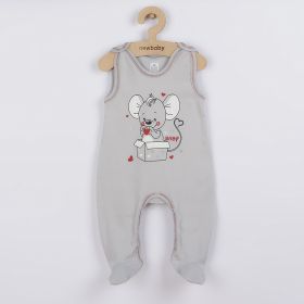 Kojenecká soupravička New Baby Mouse šedá Šedá