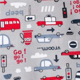 Kojenecké bavlněné body s dlouhým rukávem New Baby Go!go!go! Šedá