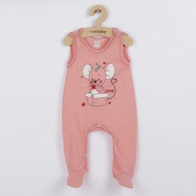 Kojenecká soupravička New Baby Mouse lososová Růžová