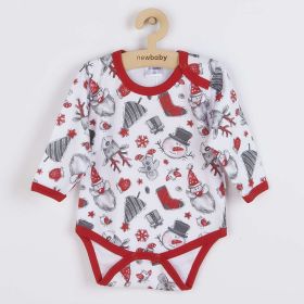 Kojenecké body s dlouhým rukávem New Baby Christmas Dle obrázku