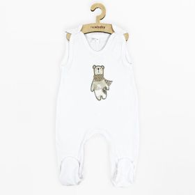 Kojenecké bavlněné dupačky New Baby Polar Bear Bílá | 68 (4-6m), 74 (6-9m), 80 (9-12m)