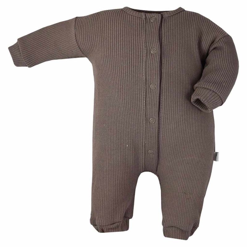 Kojenecký overal Koala Pure brown Hnědá
