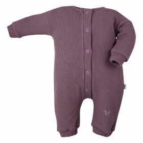 Kojenecký overal Koala Pure purple Fialová | 62 (3-6m), 68 (4-6m), 74 (6-9m), 80 (9-12m)