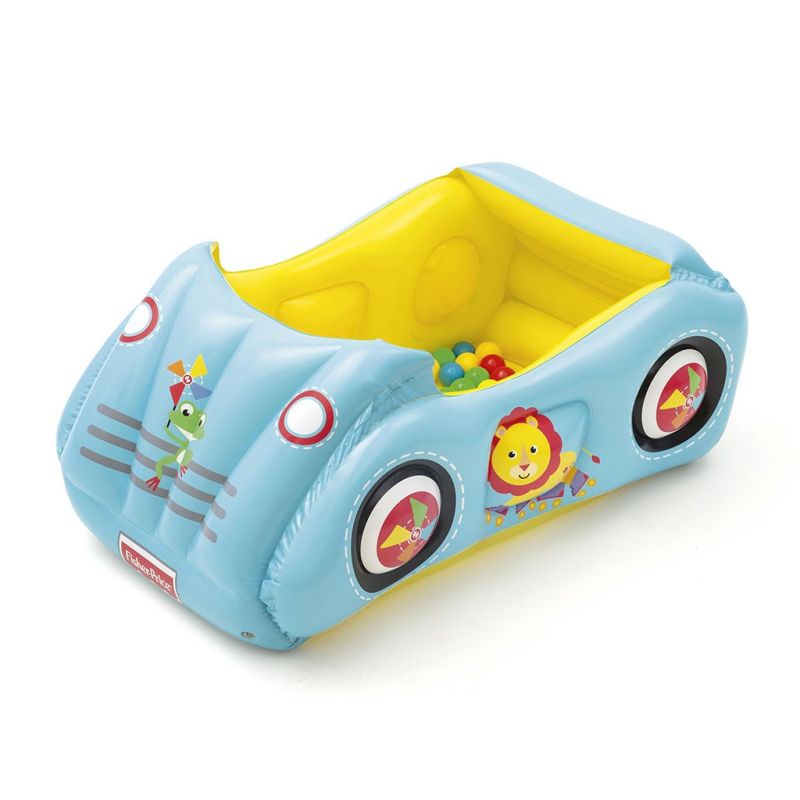 Dětské nafukovací autíčko Fisher-Price s míčky 119x79x51 cm FISHER PRICE
