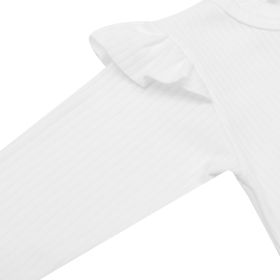 Kojenecký bavlněný overal New Baby Practical bílý holka