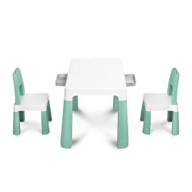 Dětský set stoleček se 2 křesílky Toyz MONTI mint