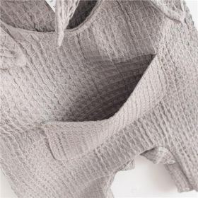 Kojenecké mušelínové lacláčky New Baby Comfort clothes šedá Šedá