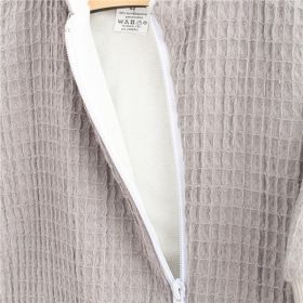 Kojenecký mušelínový overal s kapucí New Baby Comfort clothes šedá Šedá