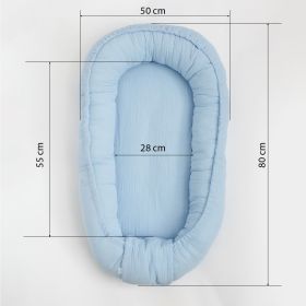 Mušelínové hnízdečko pro miminko New Baby zelené