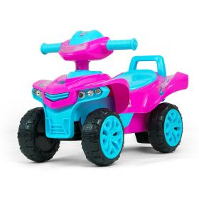 Dětské odrážedlo se zvukem Čtyřkolka Milly Mally Monster Pink
