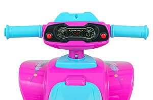 Dětské odrážedlo se zvukem Čtyřkolka Milly Mally Monster Pink