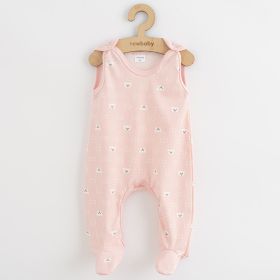 Kojenecké dupačky New Baby Classic II medvídek bílý Růžová | 56 (0-3m), 62 (3-6m), 68 (4-6m), 80 (9-12m)