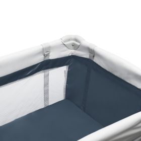 Dětská cestovní postýlka se závěsným lůžkem Baby Mix Sloni šedá