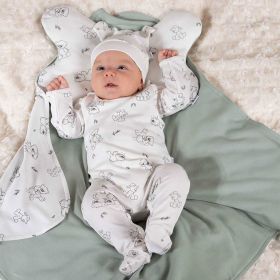 Kojenecká bavlněná čepička Nicol Olaf Bílá