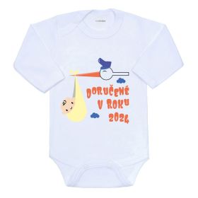 Body s potiskem New Baby Doručené v roku 2024 Bílá | 56 (0-3m), 62 (3-6m), 68 (4-6m), 80 (9-12m), 86 (12-18m)