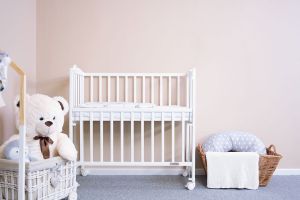 Dětská přístavná postýlka New Baby MATEO 90x40 cm bílá