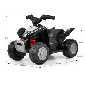 Elektrická čtyřkolka Milly Mally Honda ATV černá