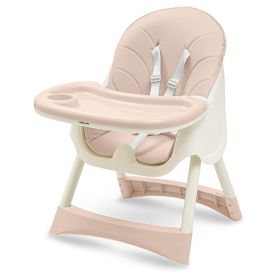 Jídelní židlička Baby Mix Nora dusty pink