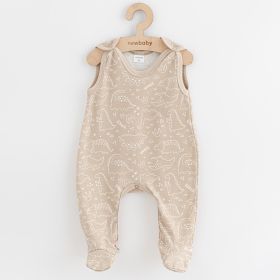 Kojenecké dupačky New Baby Classic II dino béžové | 50, 68 (4-6m), 74 (6-9m), 80 (9-12m)