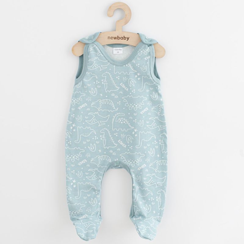 Kojenecké dupačky New Baby Classic II dino mátové Zelená
