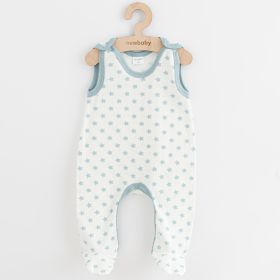 Kojenecké dupačky New Baby Classic II hvězdy mátové Zelená | 50, 80 (9-12m)