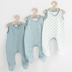 Kojenecké dupačky New Baby Classic II Uni 3ks mátová Zelená | 50, 68 (4-6m), 74 (6-9m)