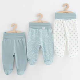 Kojenecké polodupačky New Baby Classic II Uni 3ks mátová Zelená | 56 (0-3m), 62 (3-6m), 68 (4-6m), 74 (6-9m), 80 (9-12m)