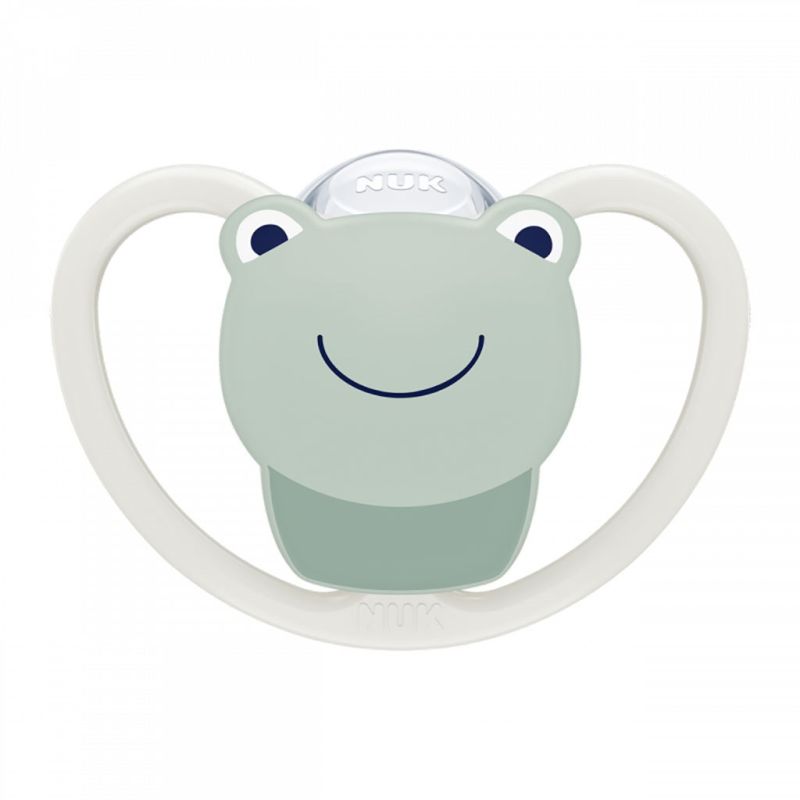 Šidítko Space NUK 0-6m frog Zelená