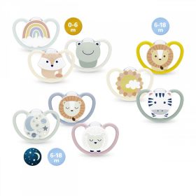 Šidítko Space NUK 0-6m rainbow Multicolor