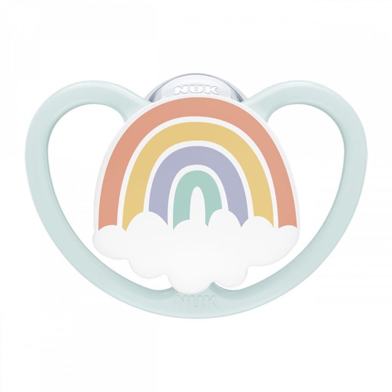 Šidítko Space NUK 0-6m rainbow Multicolor