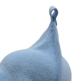 Dětská froté osuška s kapucí New Baby Comfortably 80x80 cm blue