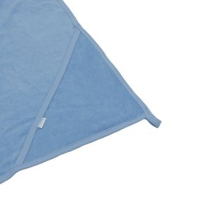 Dětská froté osuška s kapucí New Baby Comfortably 80x80 cm blue