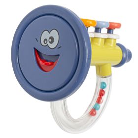 Dětské chrastítko Baby Mix trubka modrá